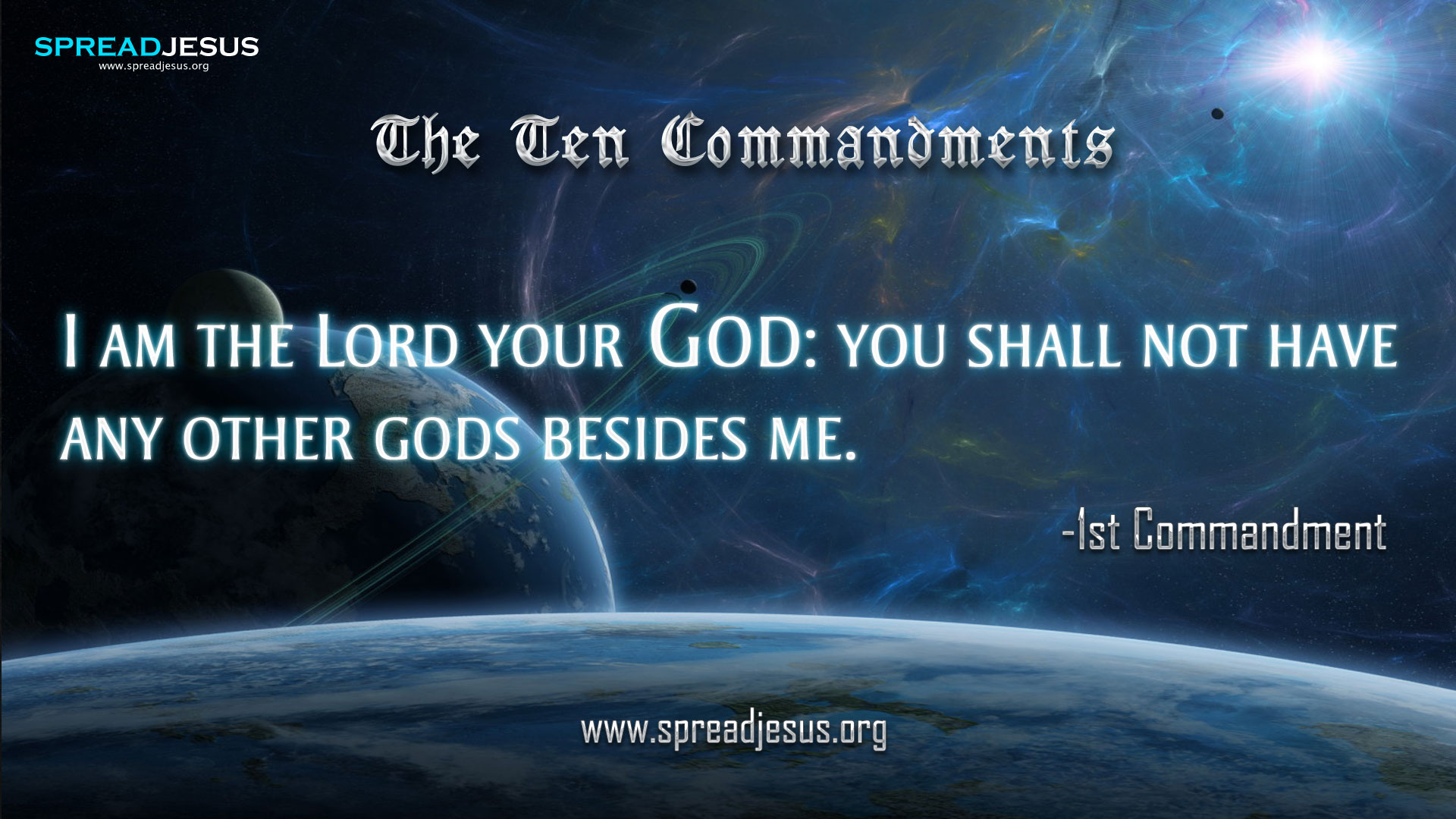First Commandment Scripture Images The Ten Commandments wallpaper:1st Commandment by spreadjesus on DeviantArt