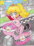 Peach in Motorcycle by SweetandSinister