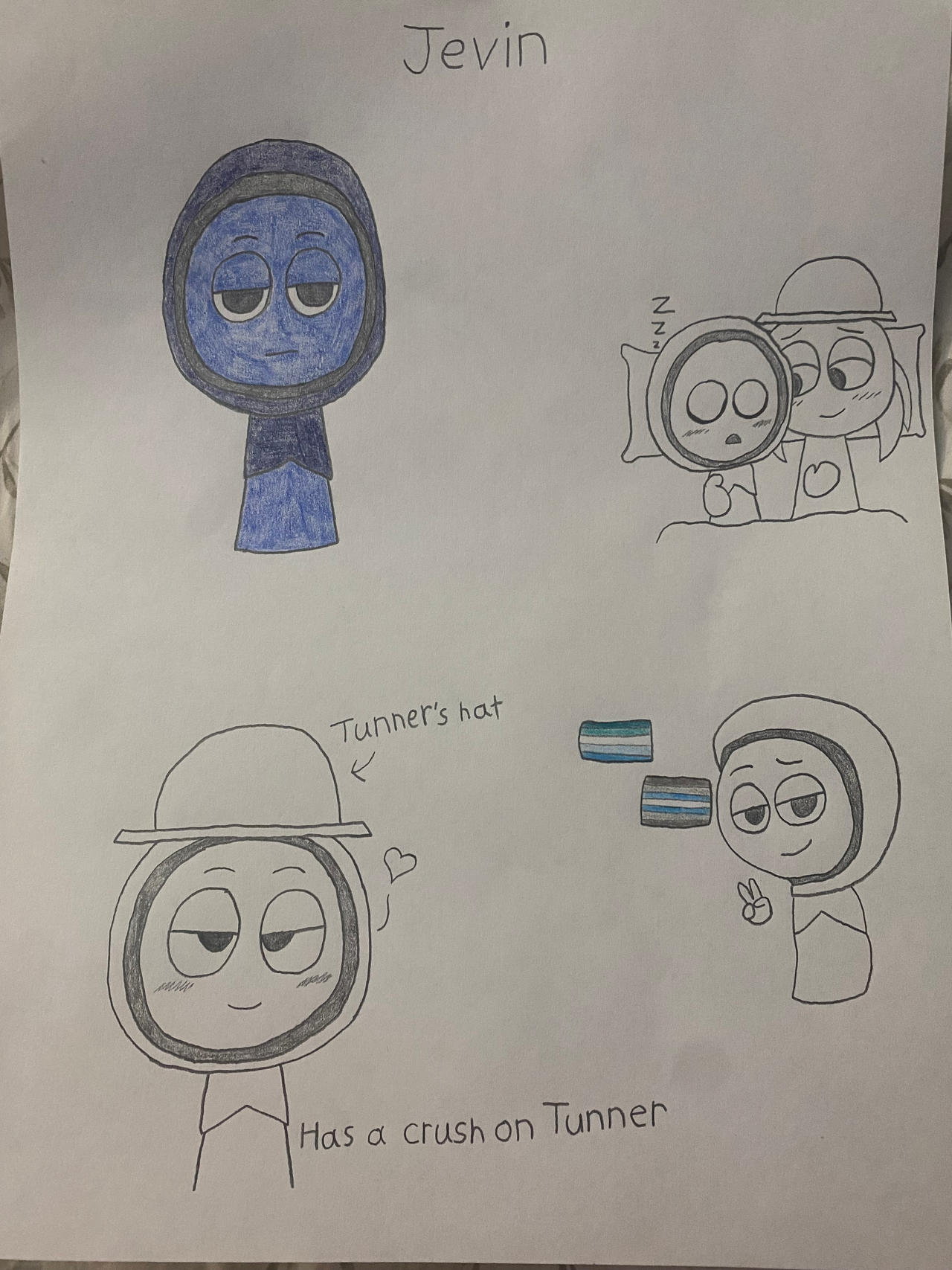 Sprunki Jevin doodles by BrandyGallop39774 on DeviantArt