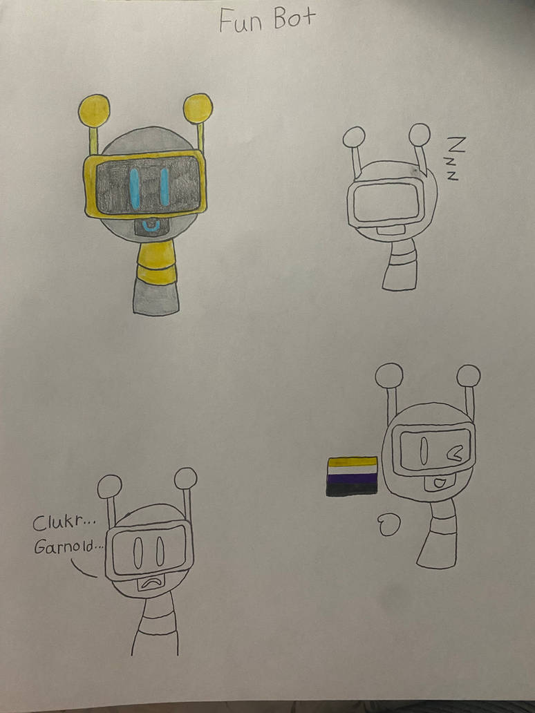 Sprunki Fun Bot doodles by BrandyGallop39774 on DeviantArt