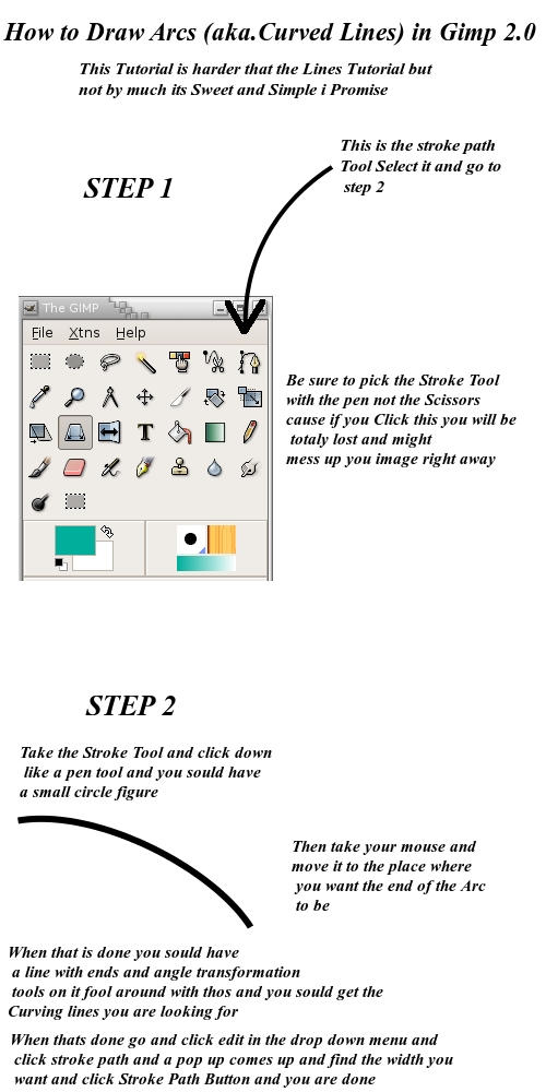 How To Draw Arcs In Gimp 2 0 By Brandon976431 On Deviantart