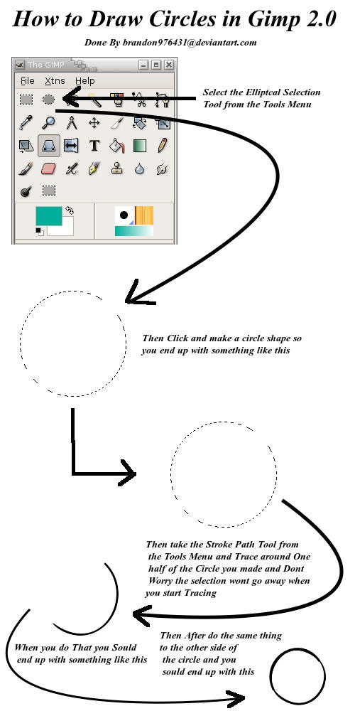 How to Draw a Circle in Gimp (with Pictures) - wikiHow