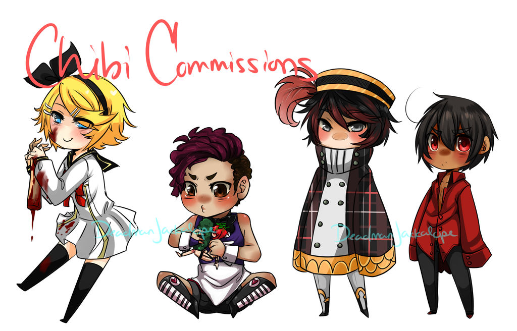 Chibi Examples by DeadmanJackalope on DeviantArt