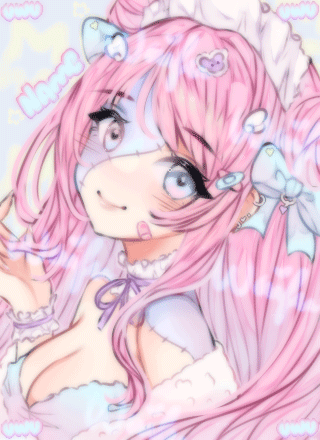 soft anime girl with reflective eyes pink pastel by xRebelYellx on  DeviantArt