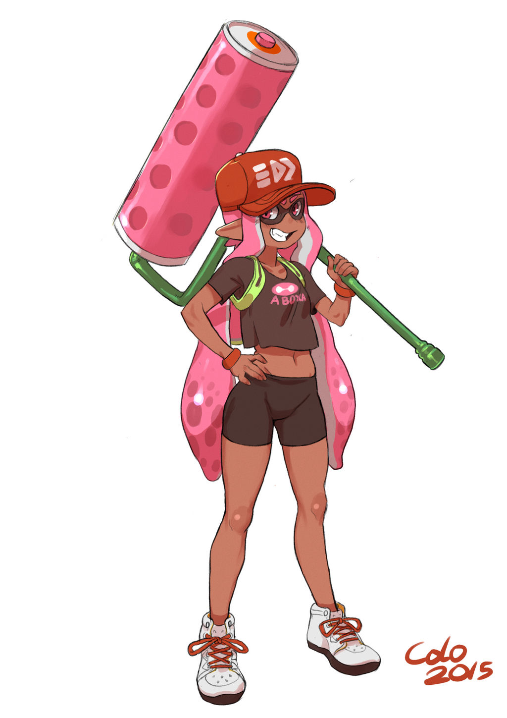 Inkling Roller by Colodraws on DeviantArt