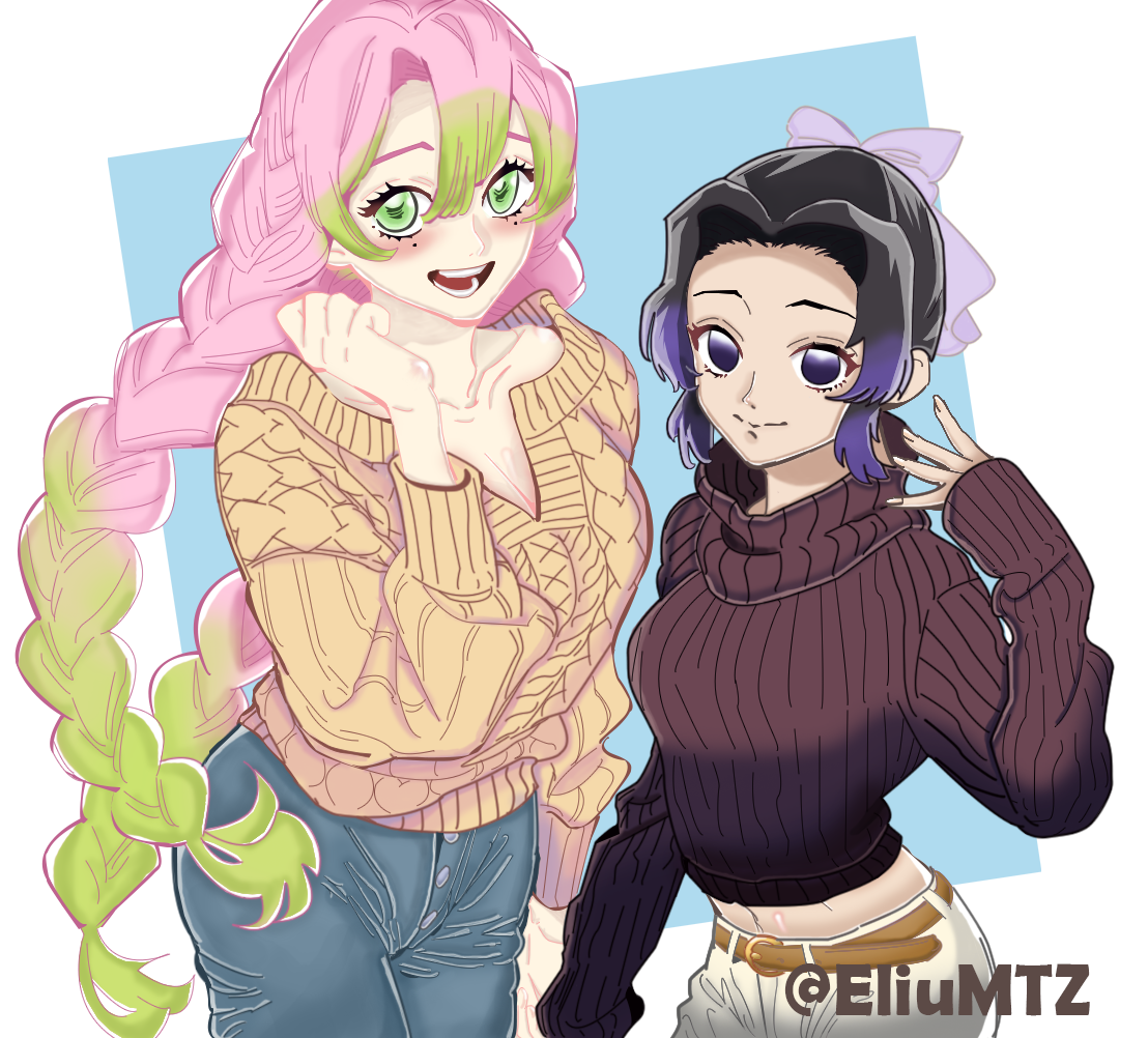 Mitsuri Kanroji And Shinobu Kocho By EliuMTZ On DeviantArt mitsuri-kanroji-and-shinobu-kocho-by-eliumtz-on-deviantart