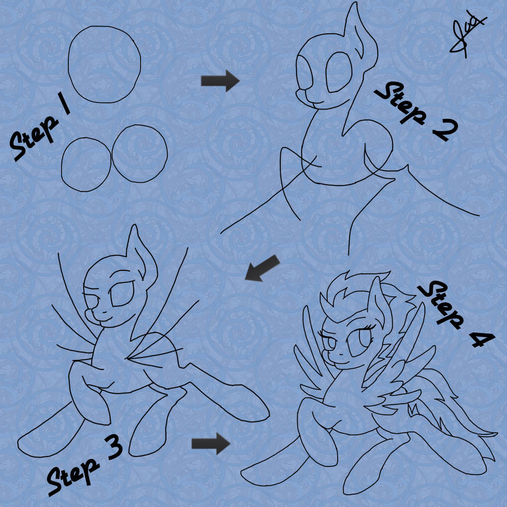 MLP How I draw ponies (step by step) by StoneWare13 on DeviantArt