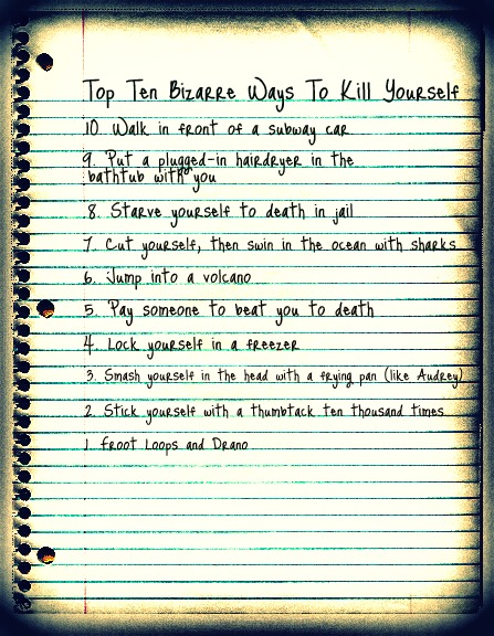 Yourself ten kill ways to 