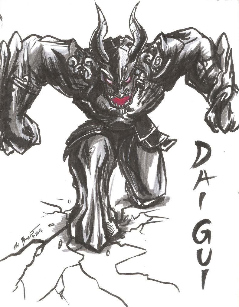 Dai Gui, Demon Sorcerer of Earth by RyouKazehara on DeviantArt