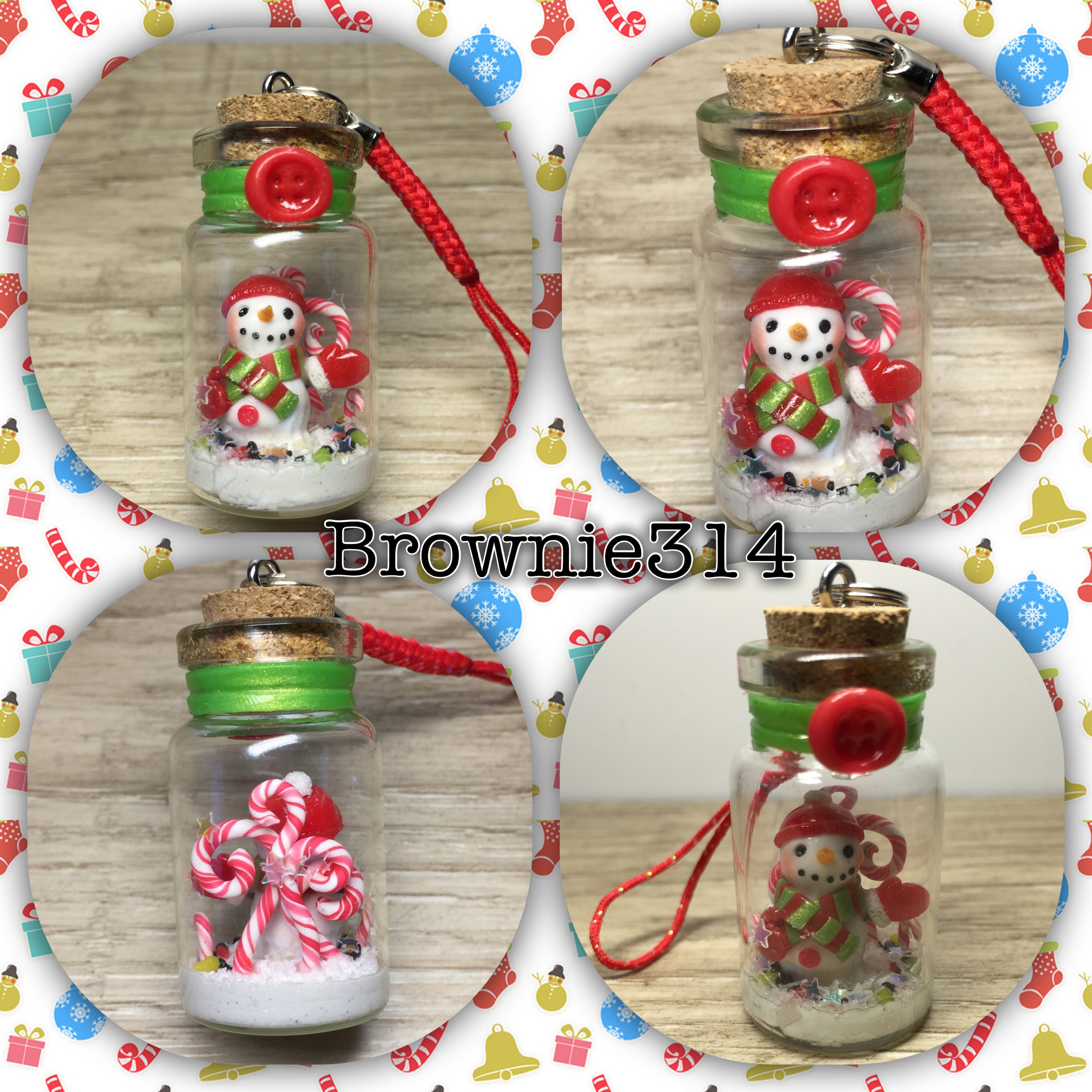 Frosty the Snow Man bottle charm