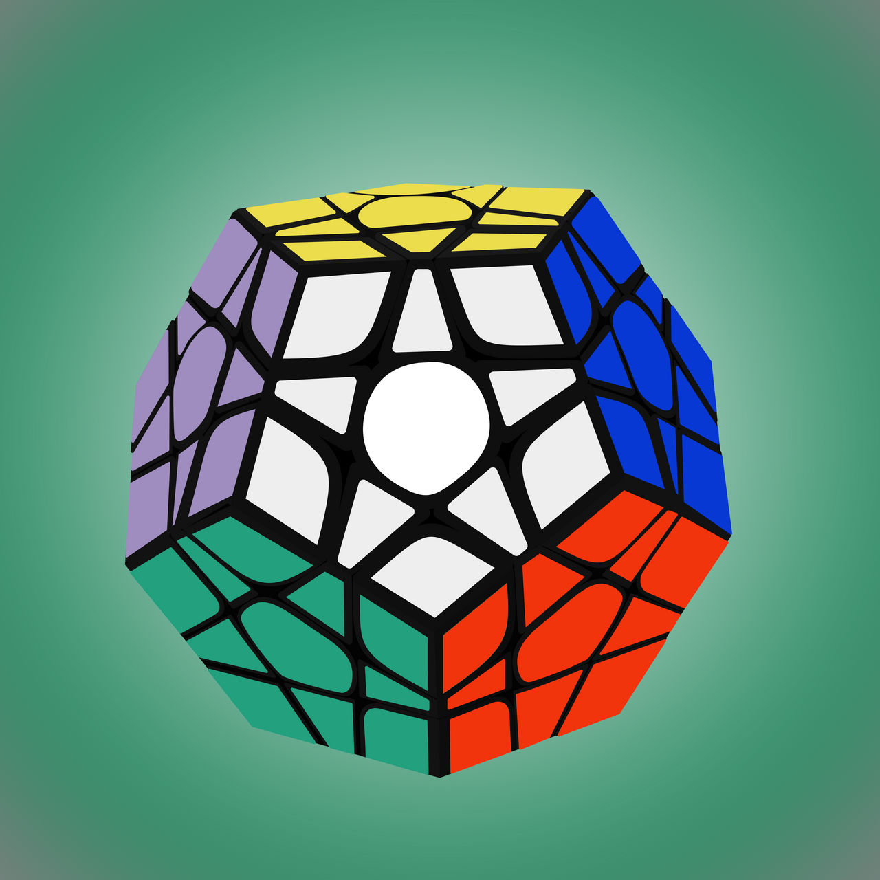 Rubik Cube Megaminx by LUEM02 on DeviantArt