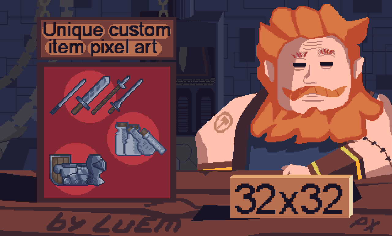 32x32 Pixel Art - Pixel Art 