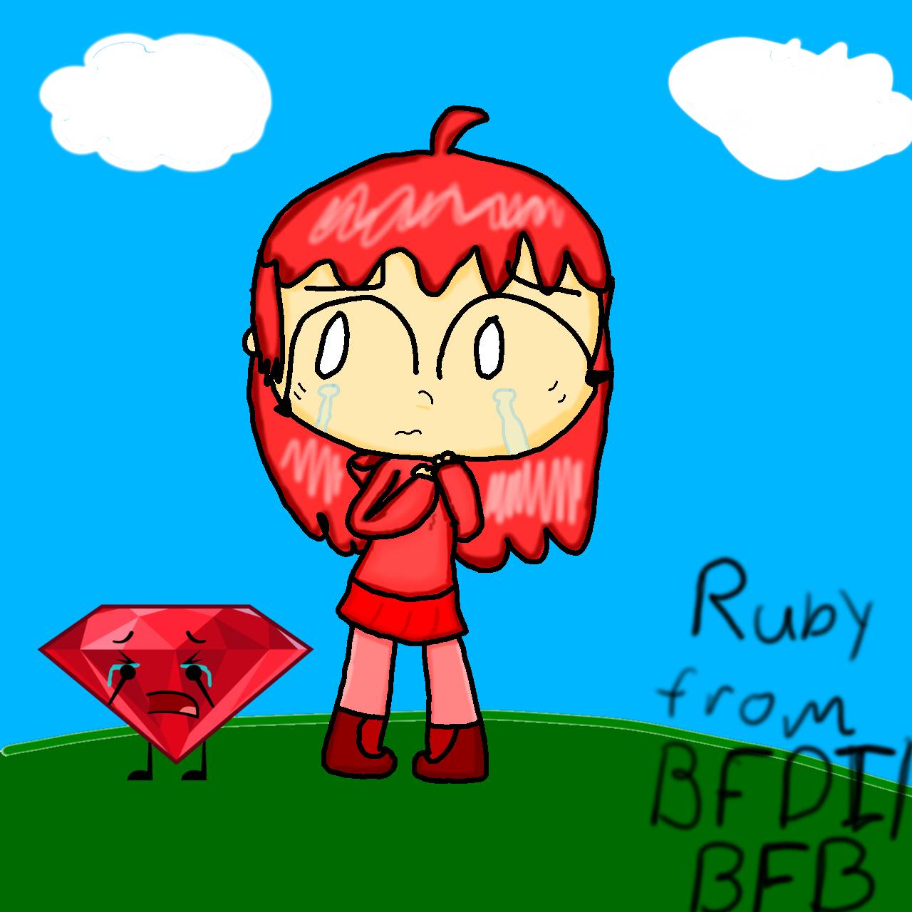 Ruby from BFB/BFDI(A) by Samoanqueenbrilol on DeviantArt