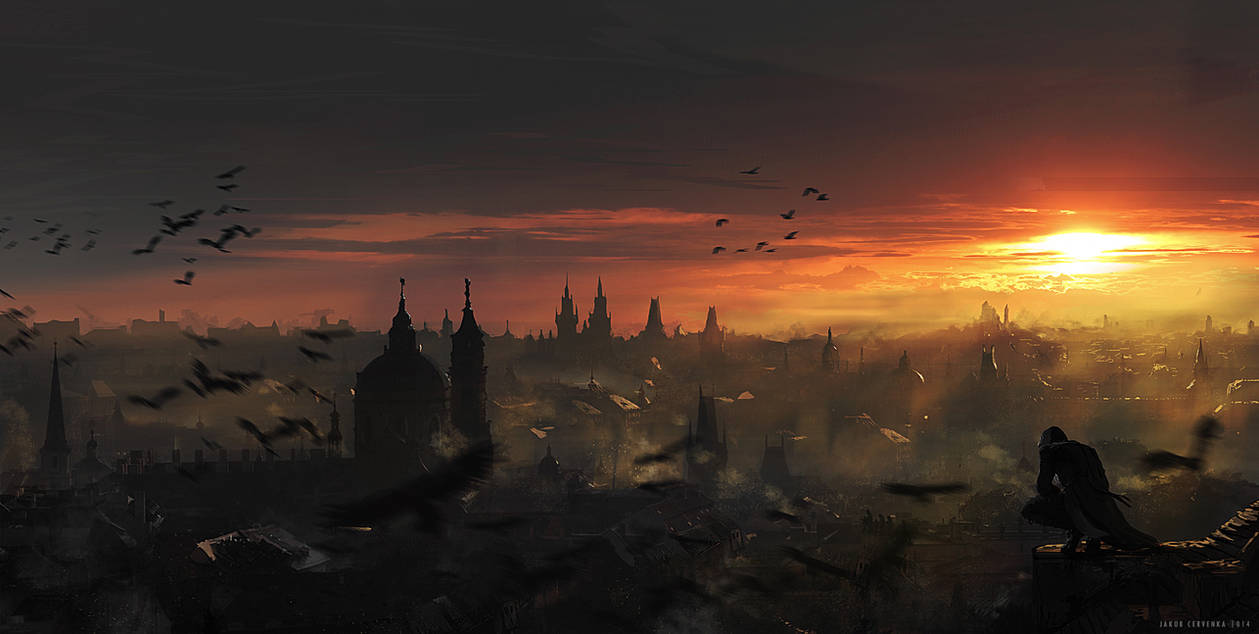 Sunset Over Prague by jamesdesign1 Sunset Over Prague by jamesdesign1