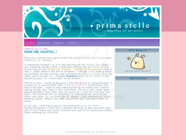 Blog 0001 Blog Layout Design 002 by cocoakiss on DeviantArt