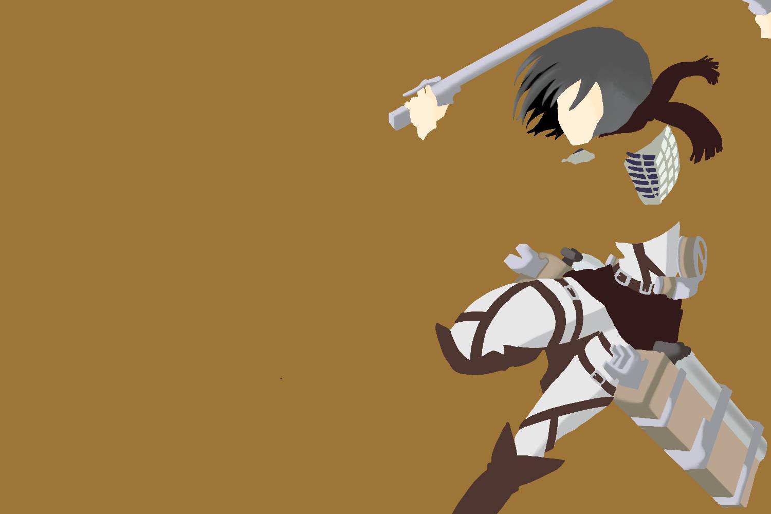 Mikasa Ackerman Minimalist Wallpaper By Mnisal On Deviantart Mikasa Ackerman Minimalist Wallpaper By Mnisal On Deviantart