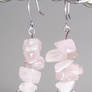 Rose Quartz earings