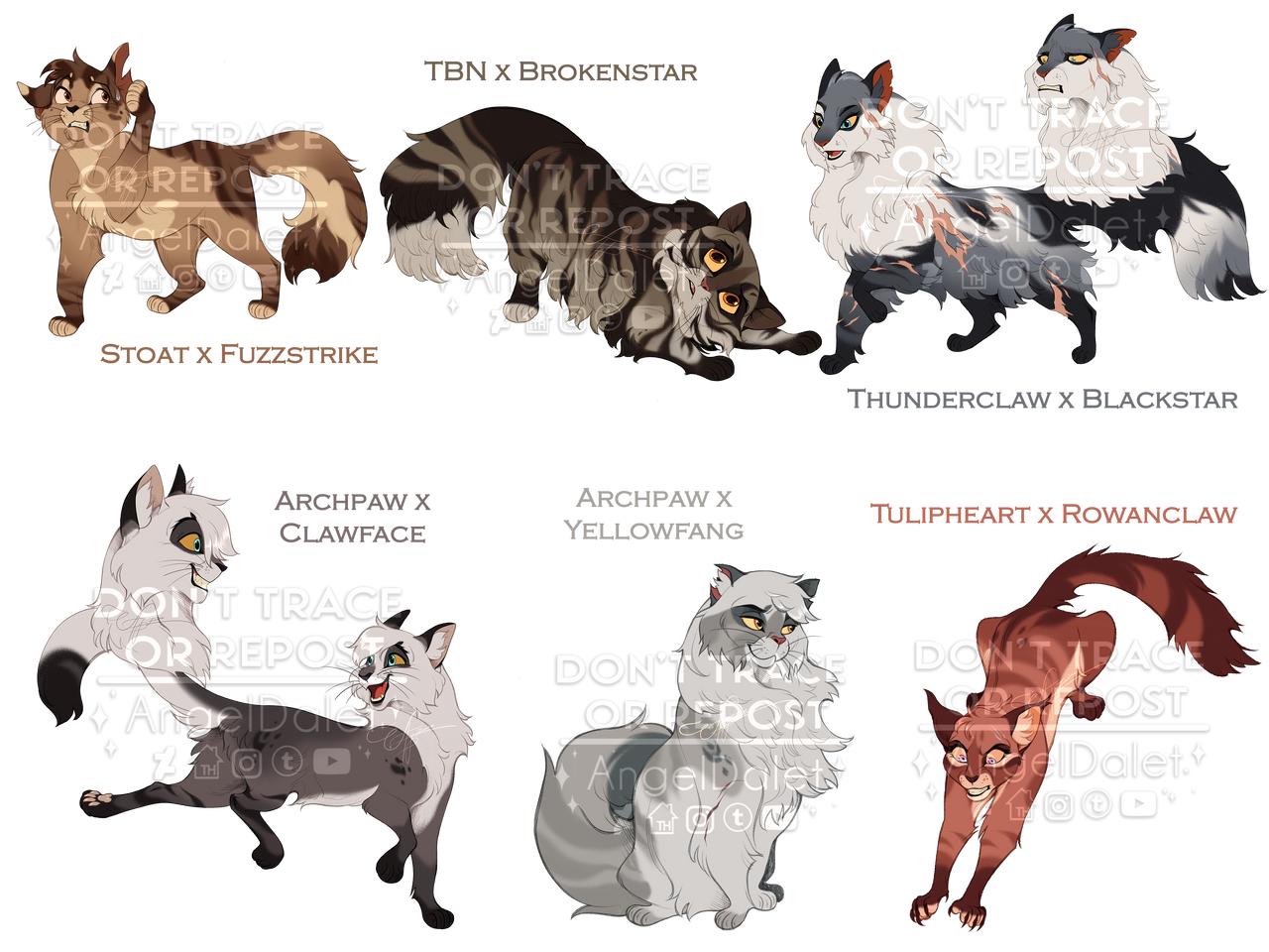 Shadowclan Id Moonclan x Shadowclan Grid Results #1 by AngelDalet-Adopts on DeviantArt