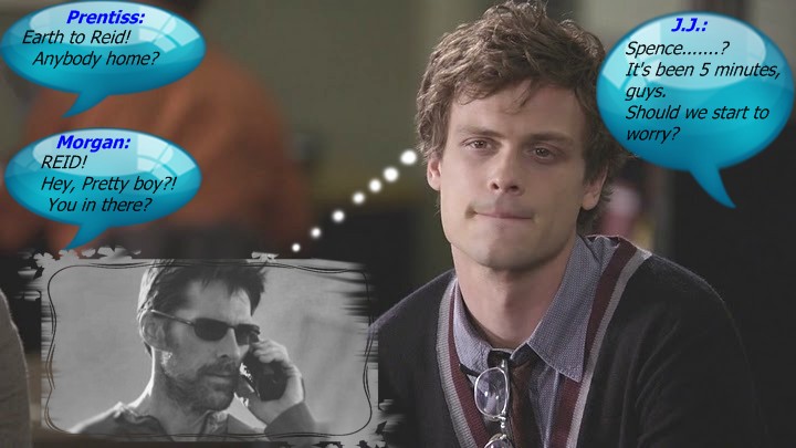 Spencer Reid day dreaming........