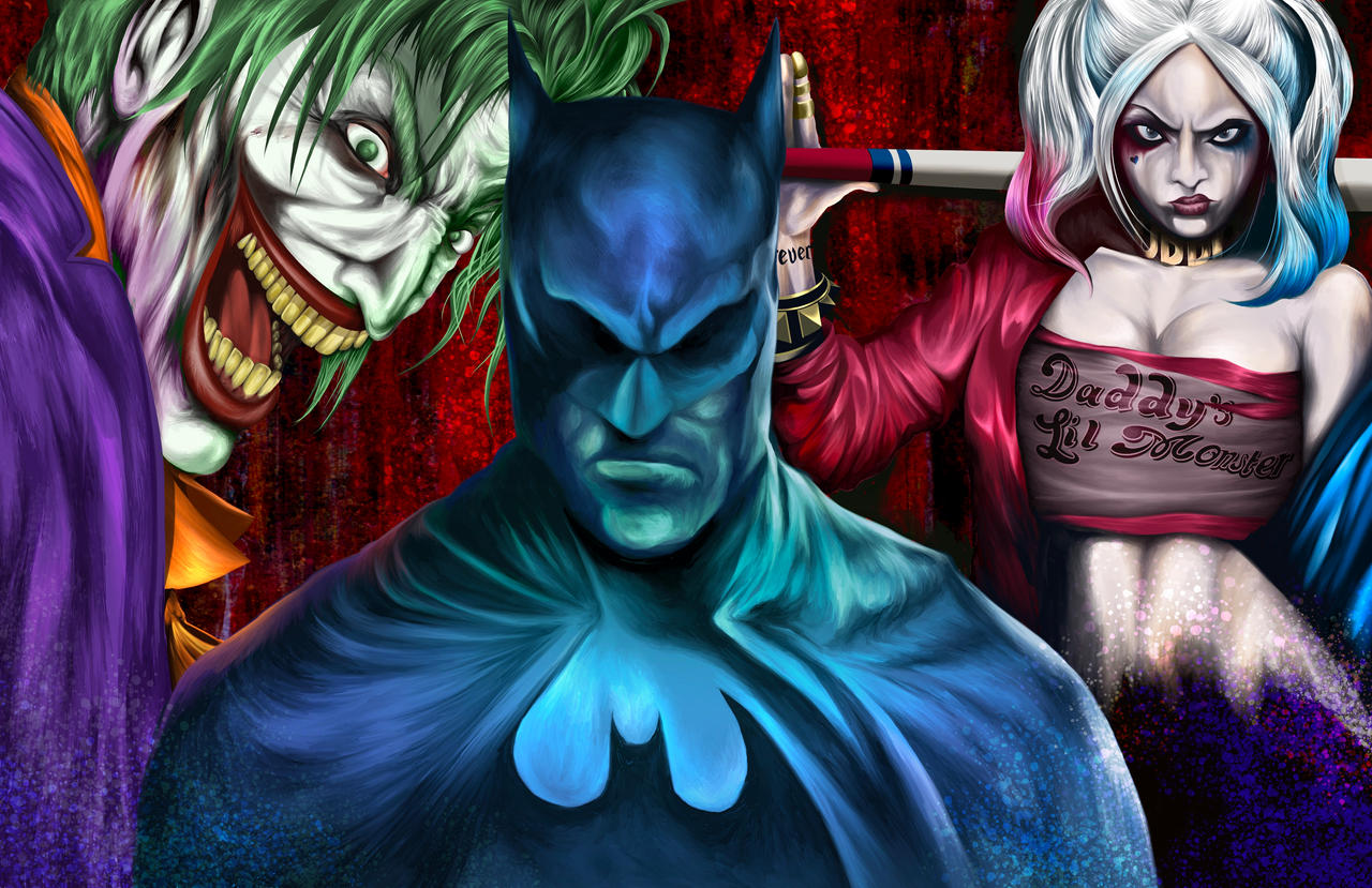 Batman Joker Harley Quinn