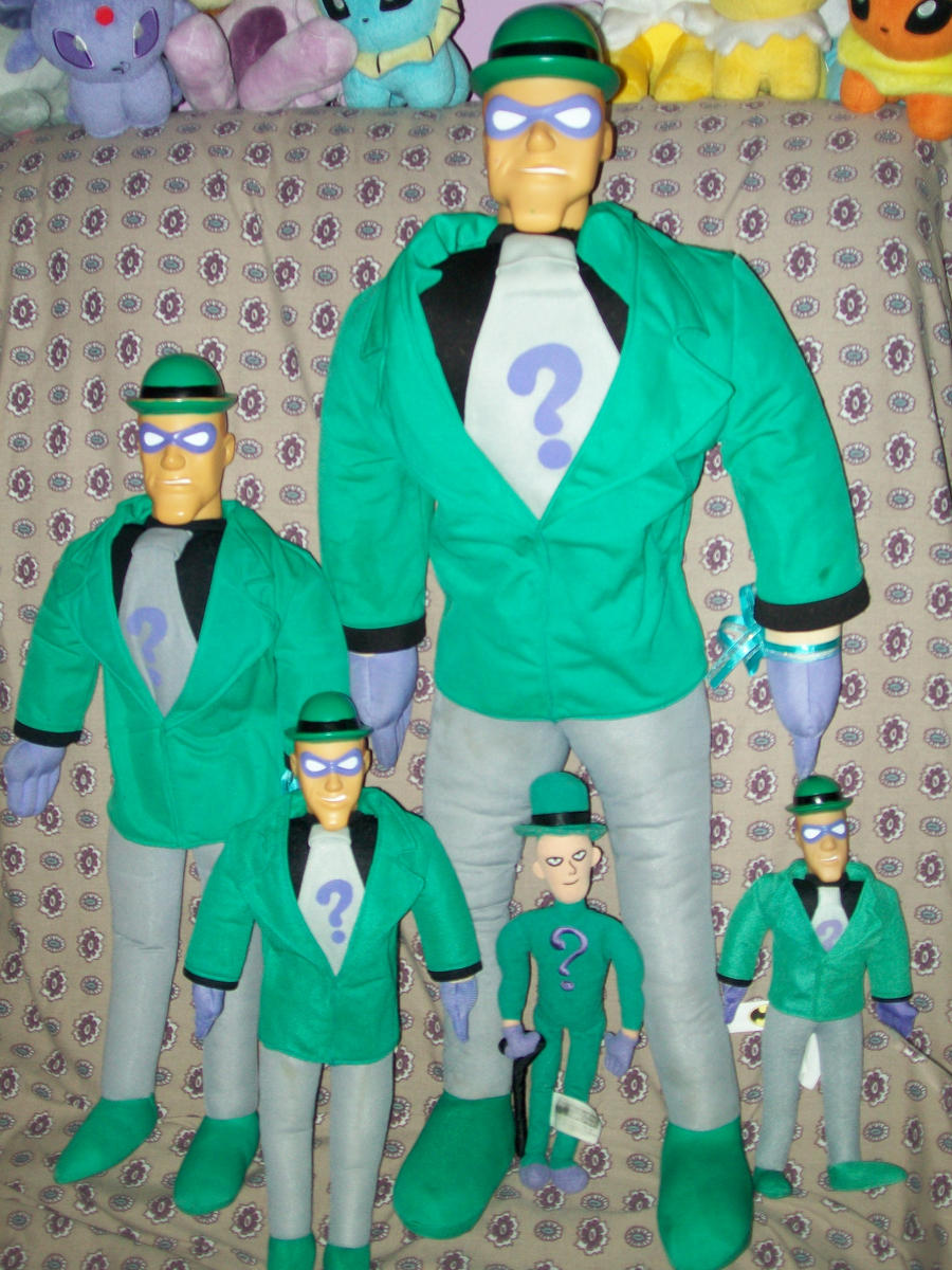 Riddler plush LARGEST by fruity-gemini on DeviantArt