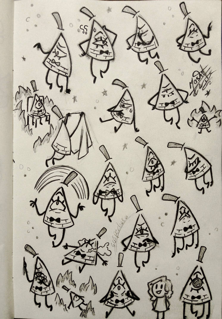 bill cipher stickers by mashitfanart on DeviantArt