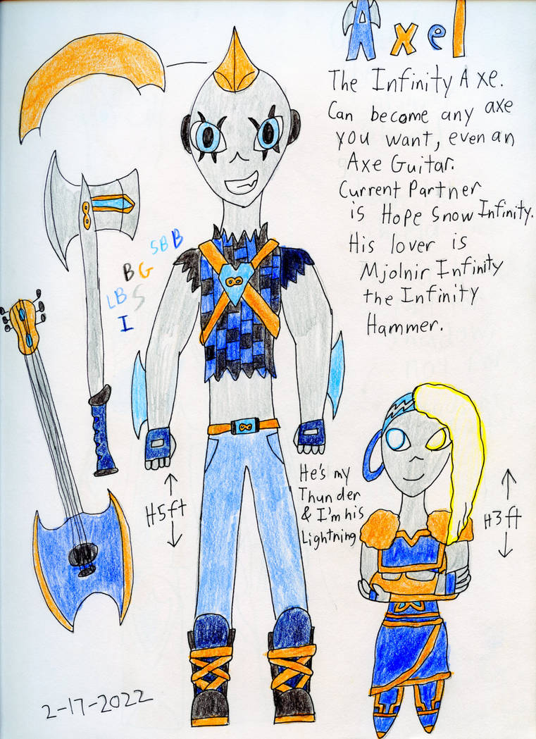 Axel the Infinity Axe by ArtPrime1000 on DeviantArt