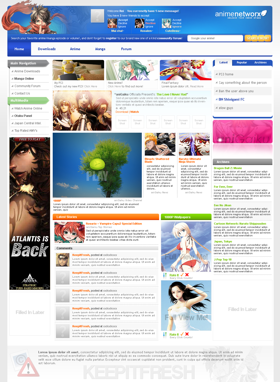 Anime Website