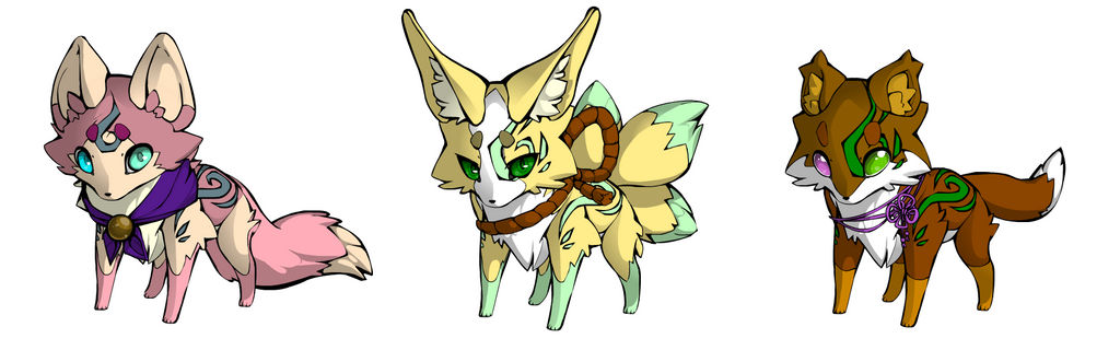 Fox Adaptables (FREE) Fox Adoptables by InternetFeline78 on DeviantArt