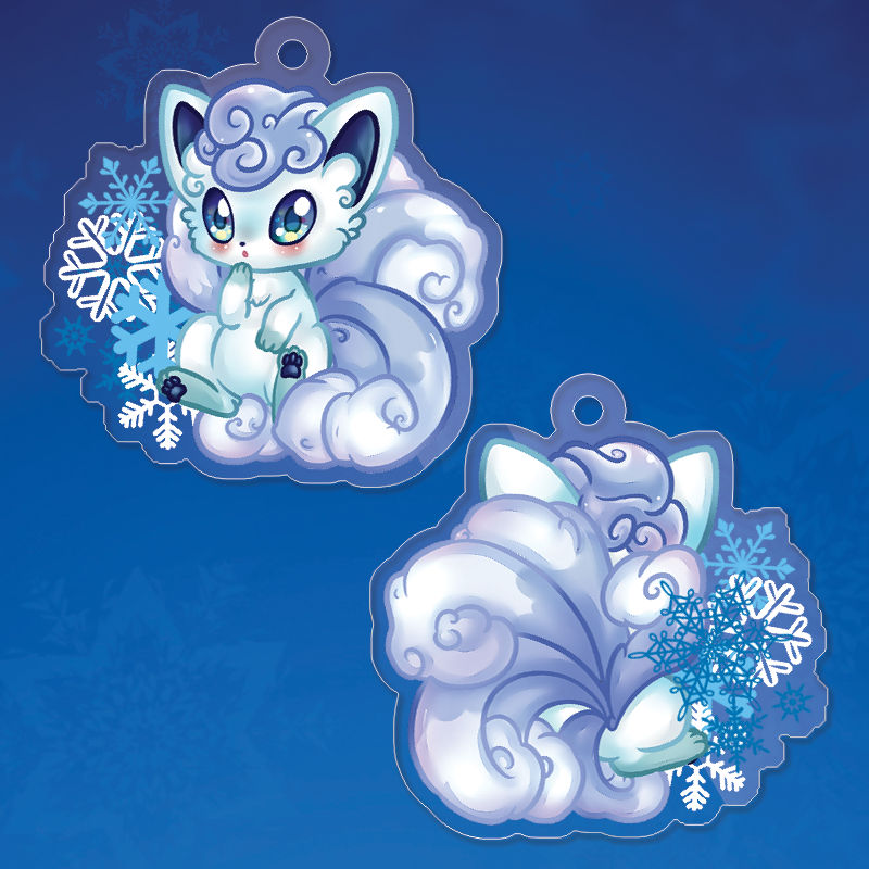 Alolan Vulpix Double Sided Charm PREORDER