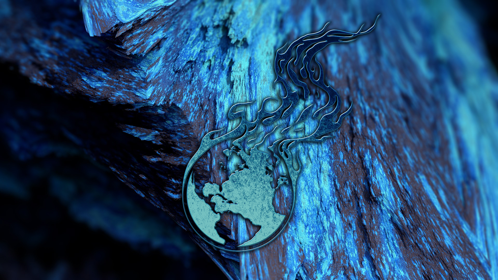 Burning Earth Blue Stone 1920x1080