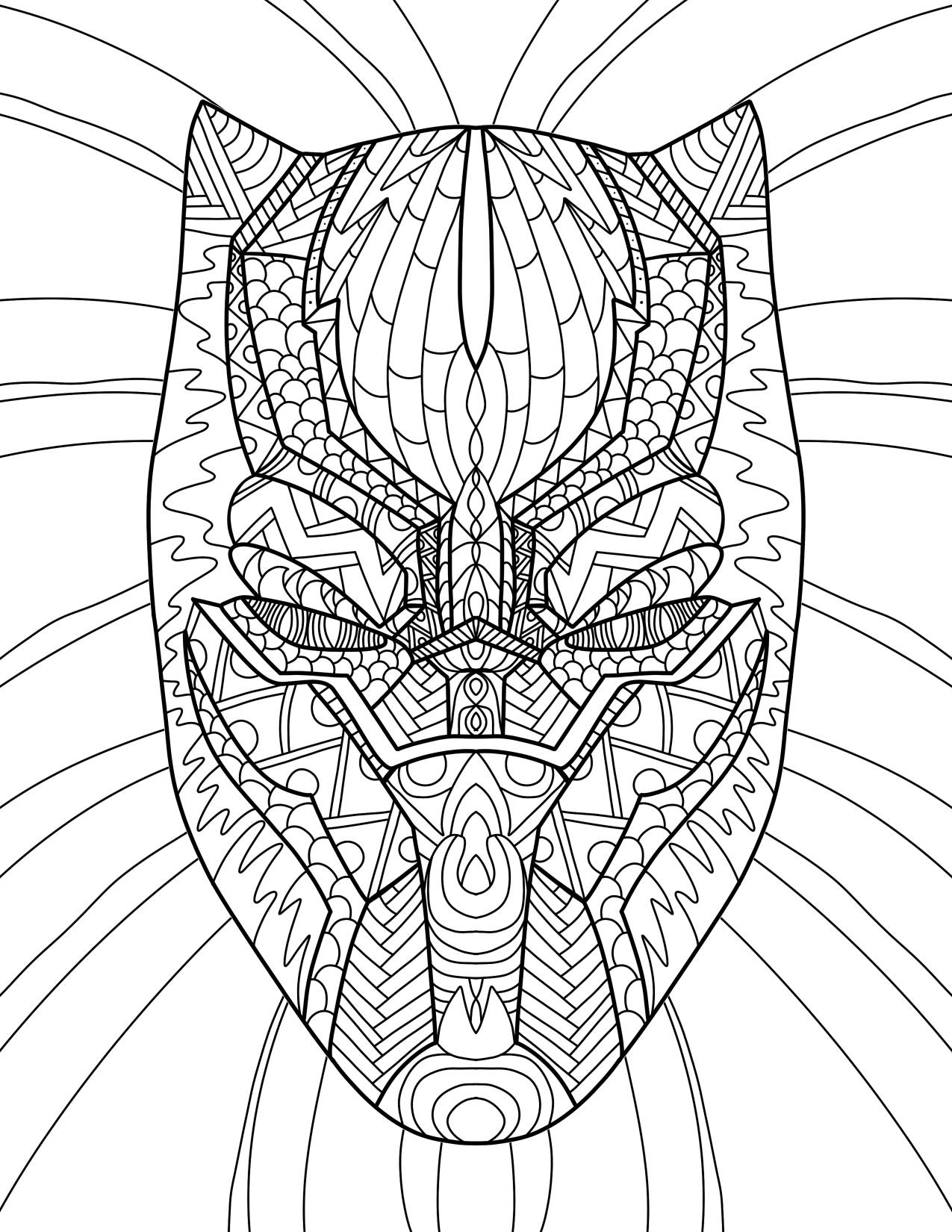 Black Panther Coloring Page by rfultzbusiness on DeviantArt