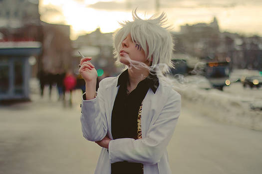 Smoking Byakuran