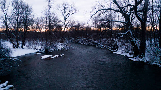 Genesee River in the Winter