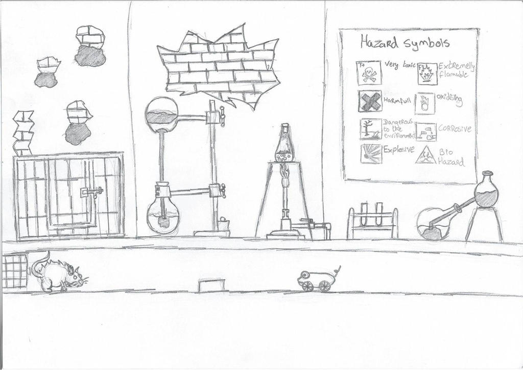Lab rat level design by Hirozelp on DeviantArt