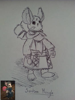 FFXII - Sandsea Moogle Quick Sketch