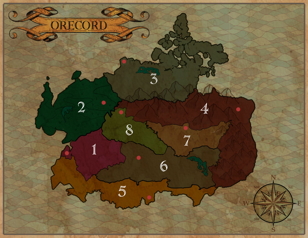 Orecord Region Map by Blue-Cornflower on DeviantArt