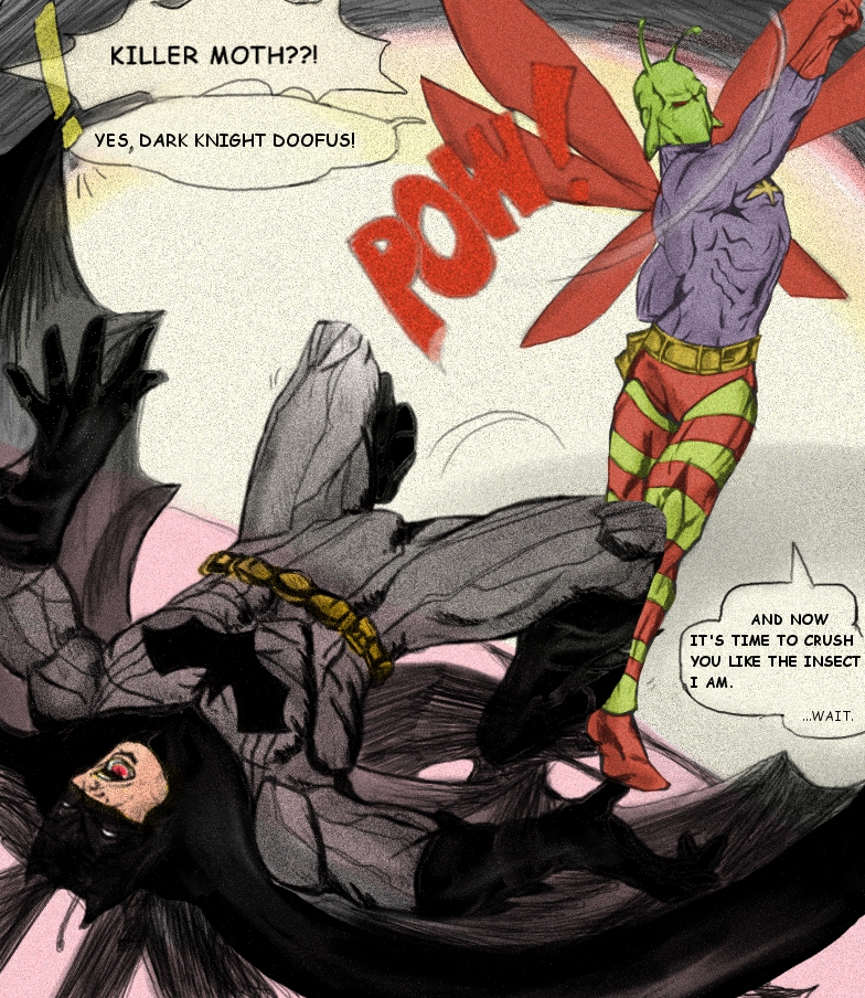 Killer Moth Vs Batman