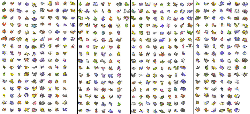 Pokemon Complete Pokemon complete list by NiaWolf on DeviantArt
