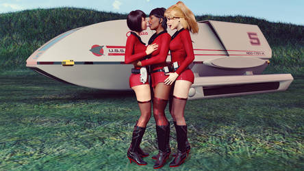 Star Trek Girls - Away Mission #3 by Mystix3D