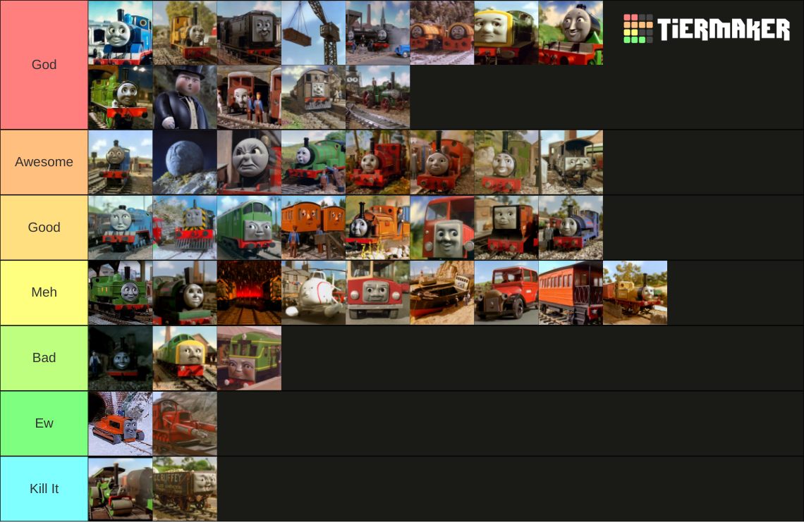 Thomas And Friends Seasons 1 5 Characters Ranked By Darkness2479 On thomas-and-friends-seasons-1-5-characters-ranked-by-darkness2479-on