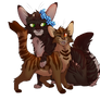 Springstar and Amberpaw