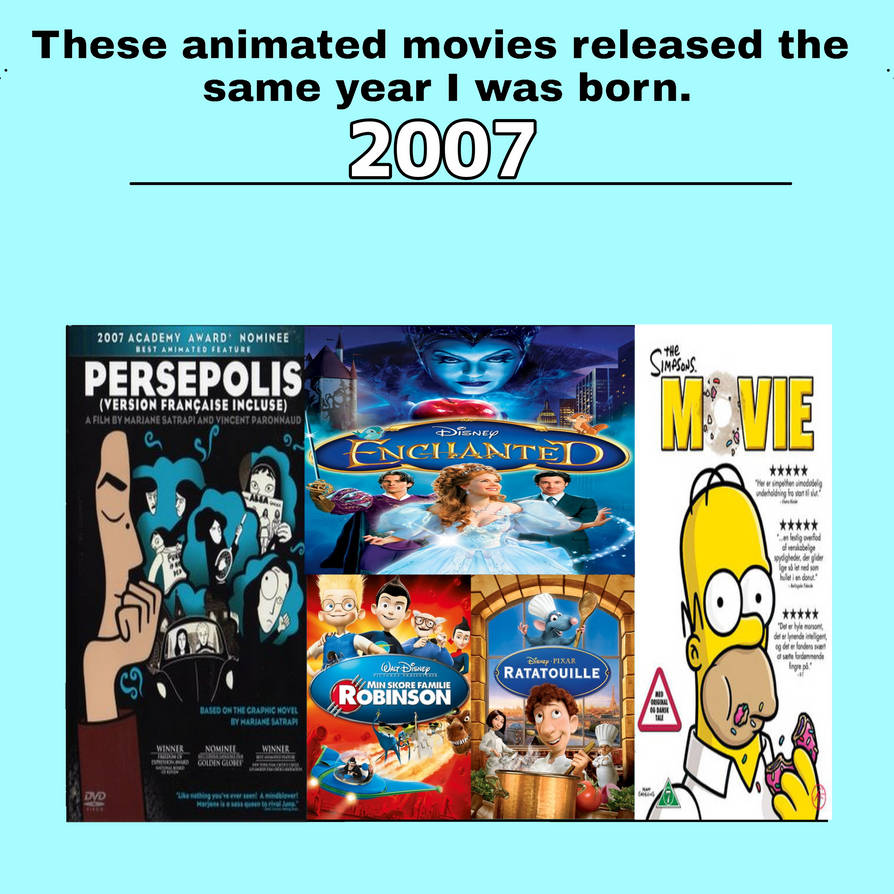 2007 Carttons Animated films from the year i was born (2007) by TimCurryFangirl on ...