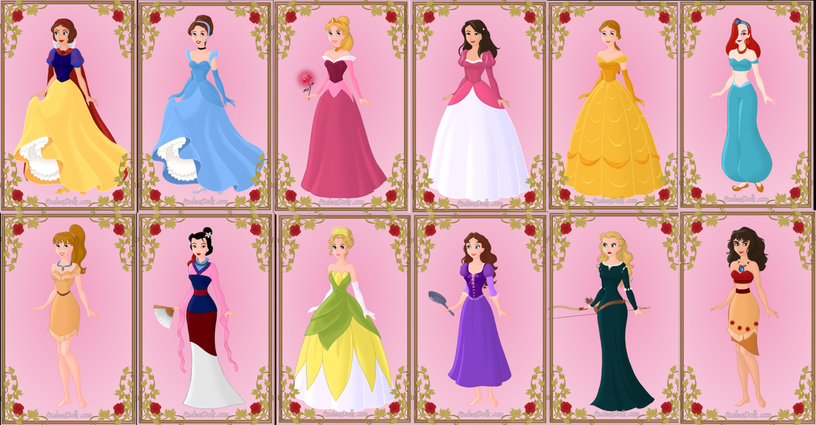 My OCs as Disney Princesses