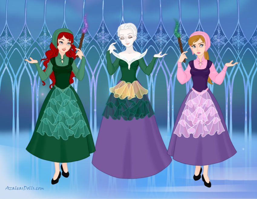 Arguing over which color the dress should be by HexxusFanGirl on DeviantArt