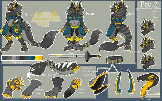 Pro.2 the protogen new refsheet