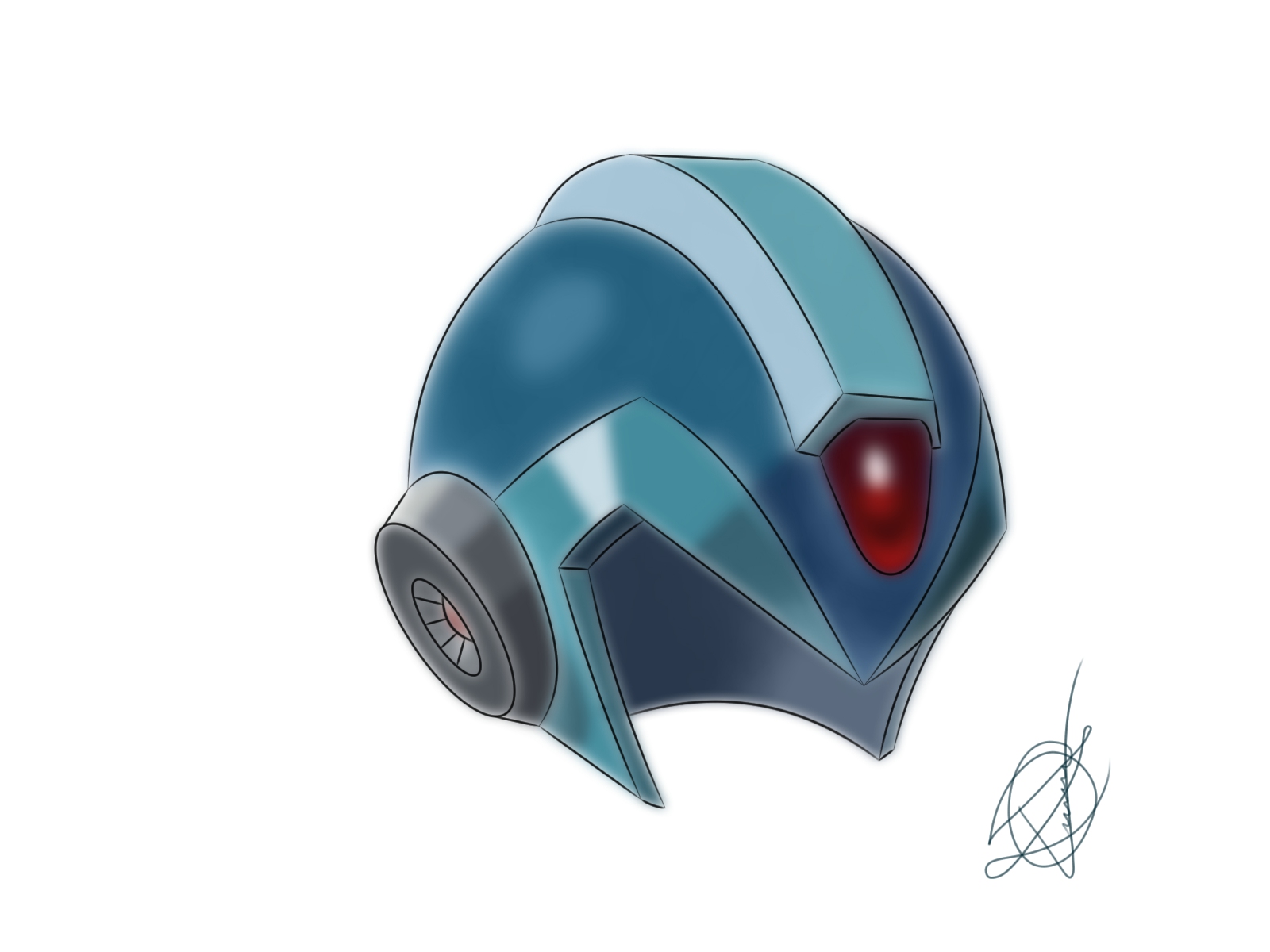 Mega Man Mask Shell Megaman Helmet by Vibina on DeviantArt