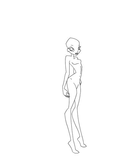 Winx Character Base Winx Base 03 by Rita101 on DeviantArt