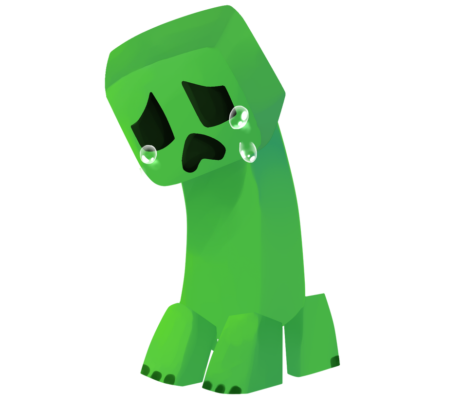 Sad creeper doodle by Stariaat on DeviantArt
