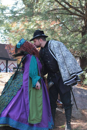 Renaissance Elizabethan Peacock Faerie Queen Gown by rosemuze Renaissance Elizabethan Peacock Faerie Queen Gown by rosemuze